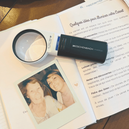 accompagnement personnes âgées à Nice - carnet de souvenir