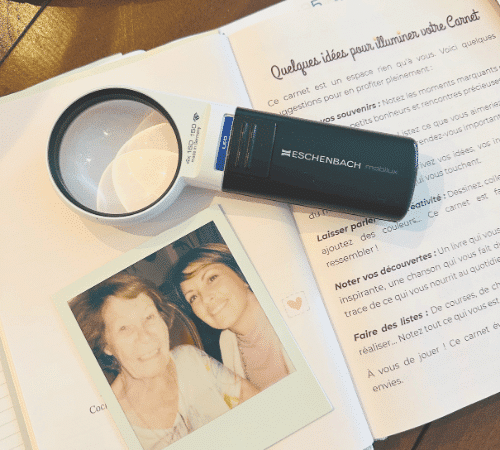 accompagnement personnes âgées à Nice - carnet de souvenir
